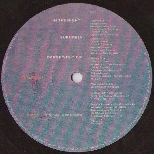 Pet Shop Boys - Disco