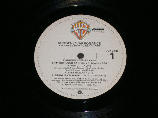 Arrogance - Suddenly
