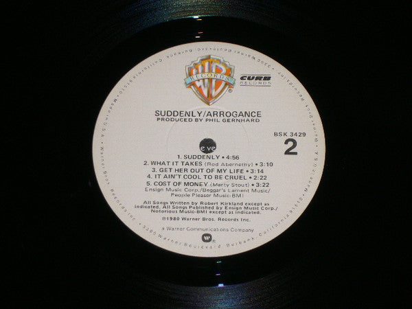 Arrogance - Suddenly