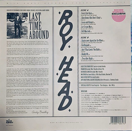Roy Head - Last Time Around (nuovo)