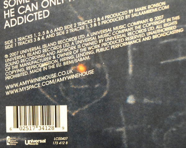 Amy Winehouse - Back To Black (nuovo)