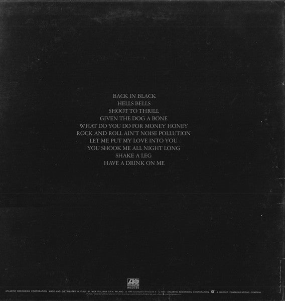 AC/DC - Back In Black