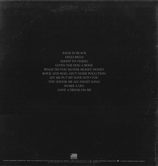 AC/DC - Back In Black