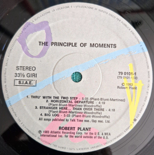 Robert Plant - The Principle Of Moments