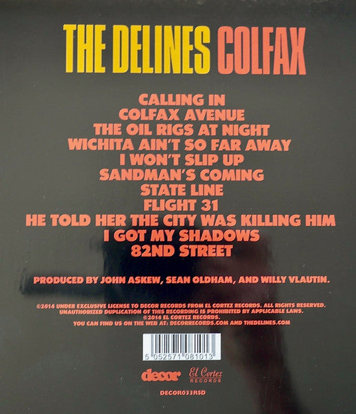 The Delines - Colfax