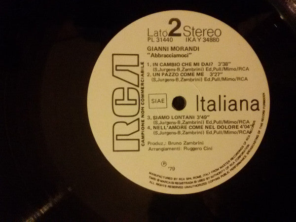 Gianni Morandi - Abbracciamoci