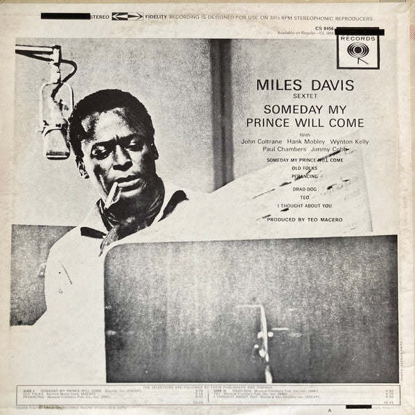 The Miles Davis Sextet - Someday My Prince Will Come
