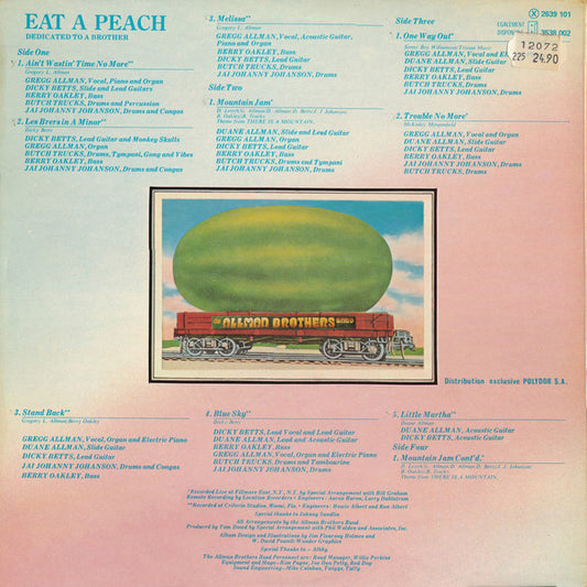 The Allman Brothers Band - Eat A Peach