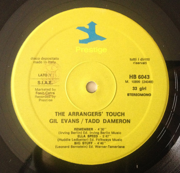 Gil Evans And Tadd Dameron – The Arrangers' Touch