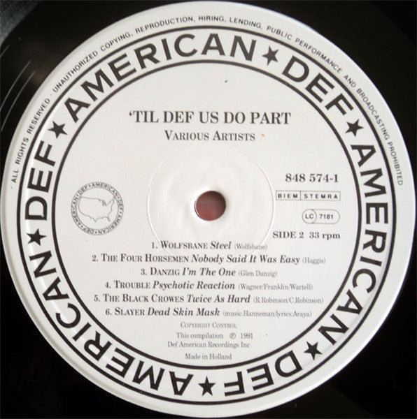 Various - Til Def Us Do Part