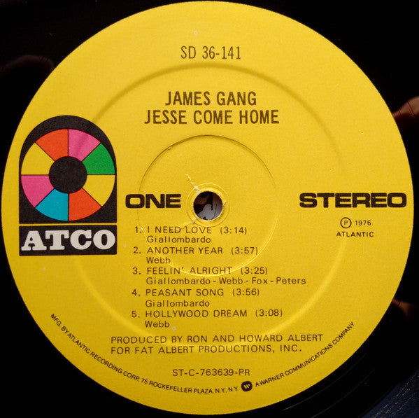 James Gang - Jesse Come Home
