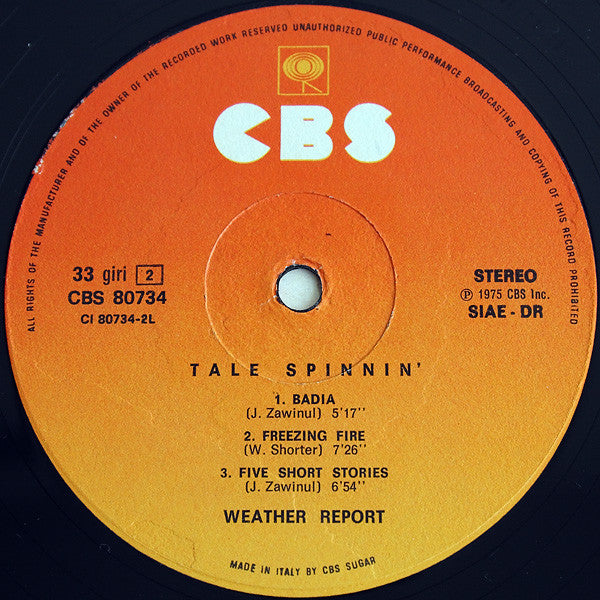 Weather Report - Tale Spinnin'