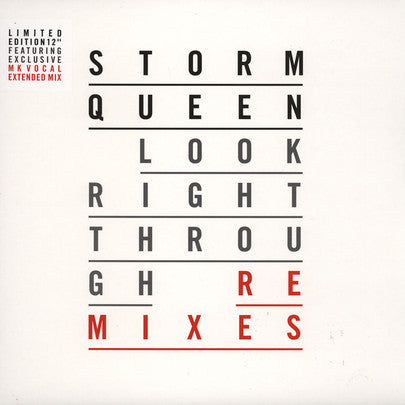 Storm Queen - Look Right Through (Remixes)
