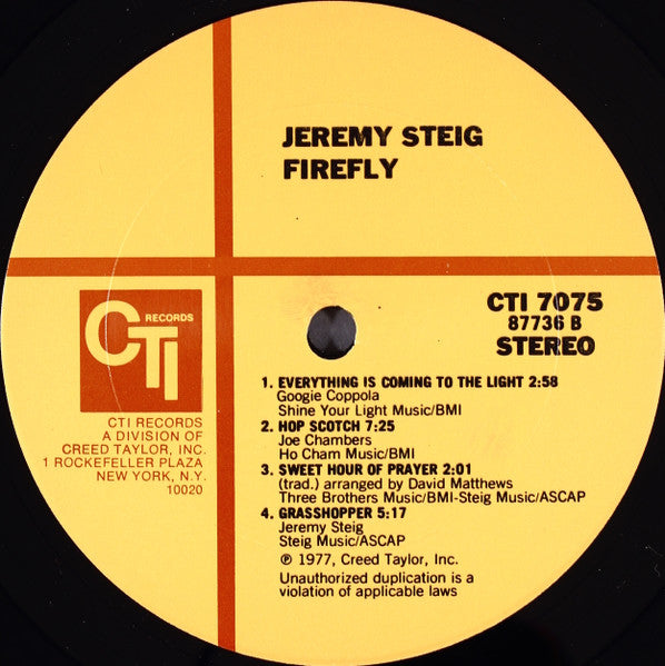 Jeremy Steig - Firefly