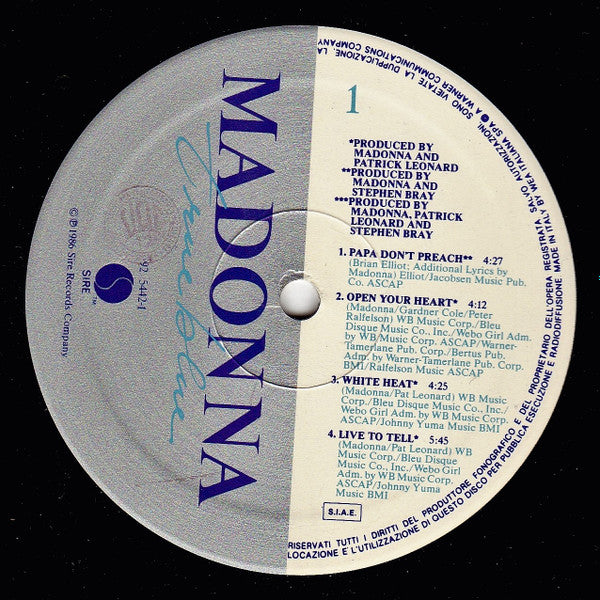 Madonna - True Blue