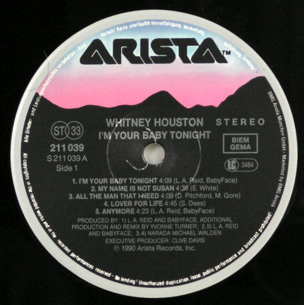 Whitney Houston - I'm Your Baby Tonight