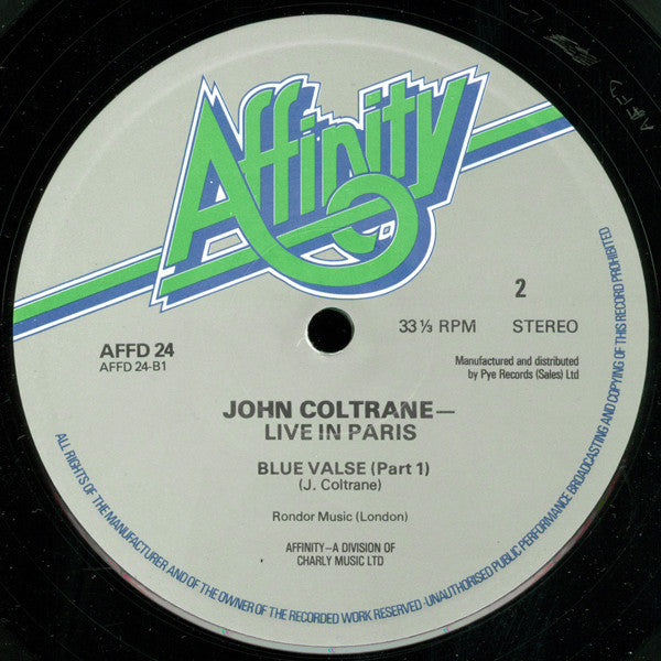 John Coltrane - Live In Paris