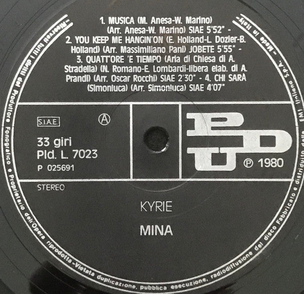Mina - Kyrie