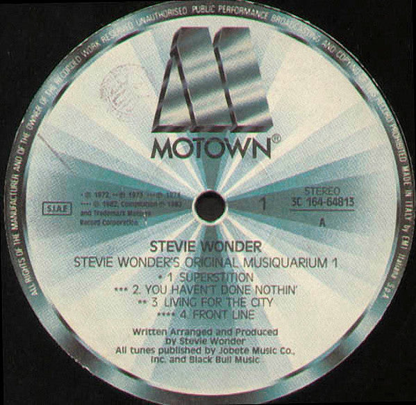 Stevie Wonder - Stevie Wonder's Original Musiquarium I