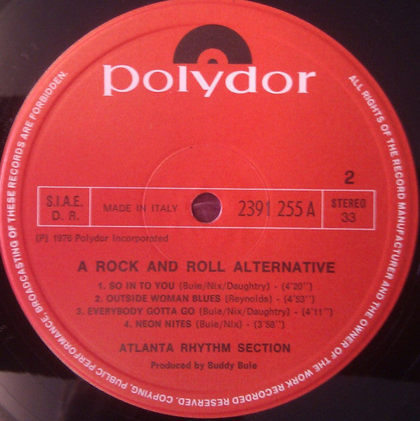 Atlanta Rhythm Section - A Rock And Roll Alternative