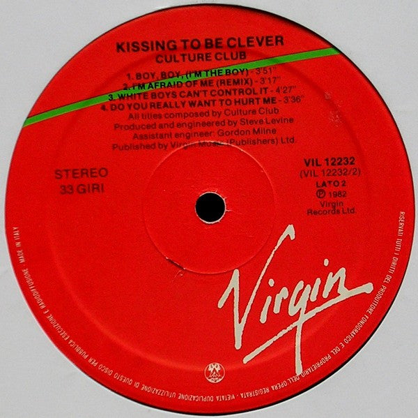 Culture Club - Kissing To Be Clever