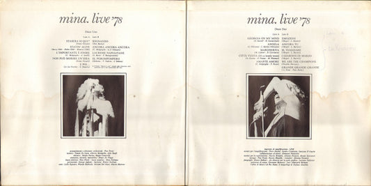 Mina - Live '78