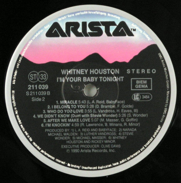 Whitney Houston - I'm Your Baby Tonight