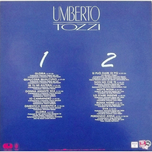 Umberto Tozzi - ...Minuti Di Un'Eternità