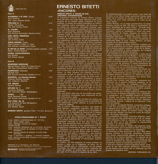 Ernesto Bitetti - Encores