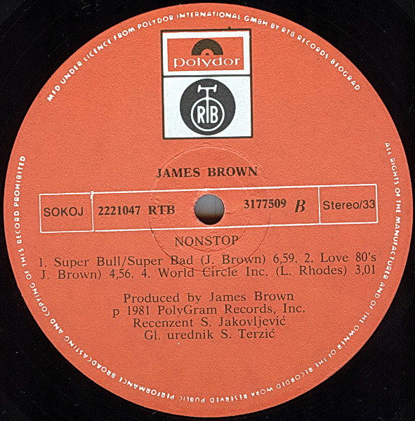 James Brown - Nonstop