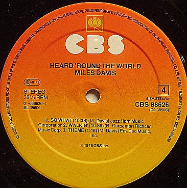Miles Davis - Heard 'Round The World
