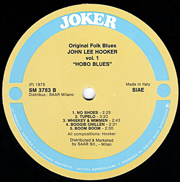 John Lee Hooker - Hobo Blues Vol. 1