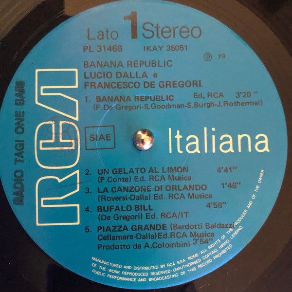 Lucio Dalla - Banana Republic