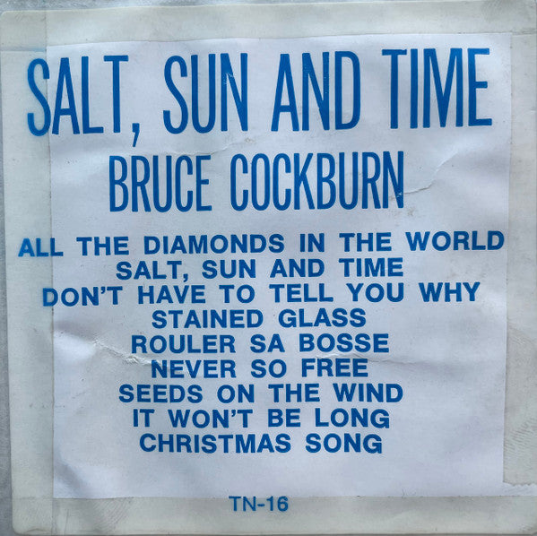Bruce Cockburn - Salt, Sun And Time
