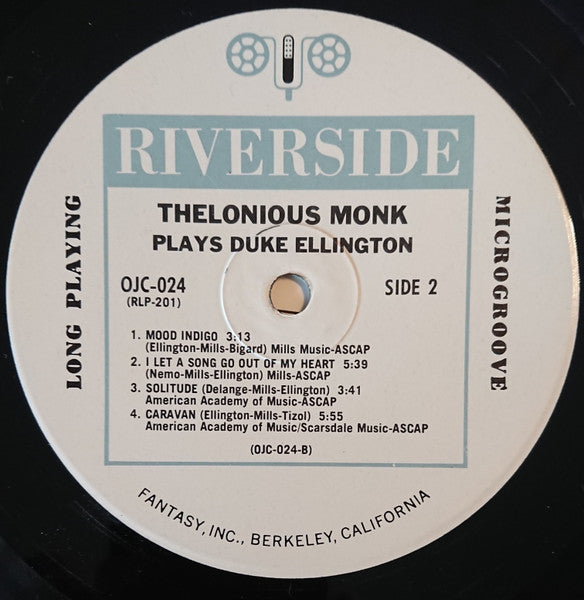 Thelonious Monk - Thelonious Monk Plays Duke Ellington
