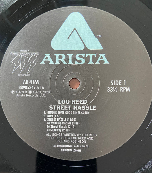 Lou Reed - Street Hassle (nuovo)