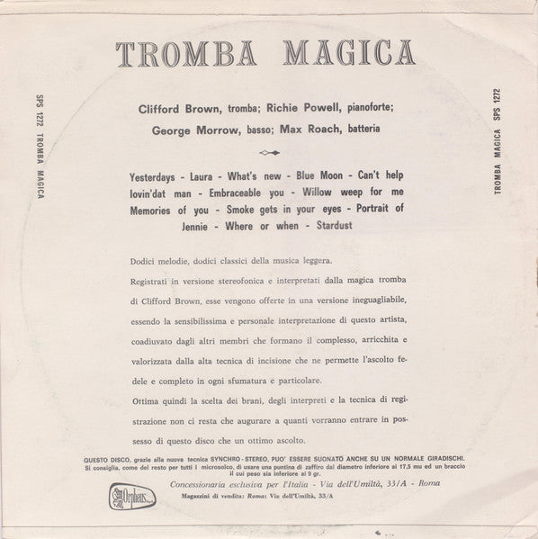 Clifford Brown - Tromba Magica