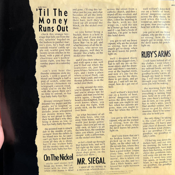 Tom Waits - Heartattack And Vine