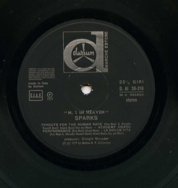 Sparks - No. 1 In Heaven