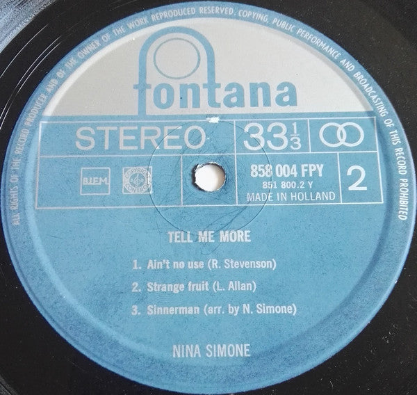Nina Simone - Tell Me More
