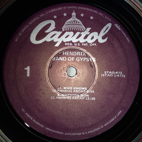 Hendrix – Band Of Gypsys