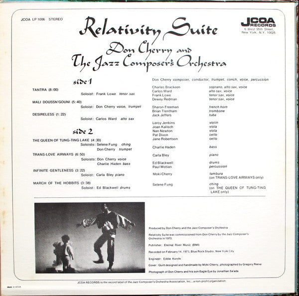 Don Cherry - Relativity Suite