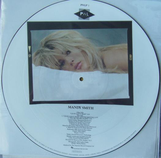 Mandy Smith – I Just Can't Wait - (Picture Disc)