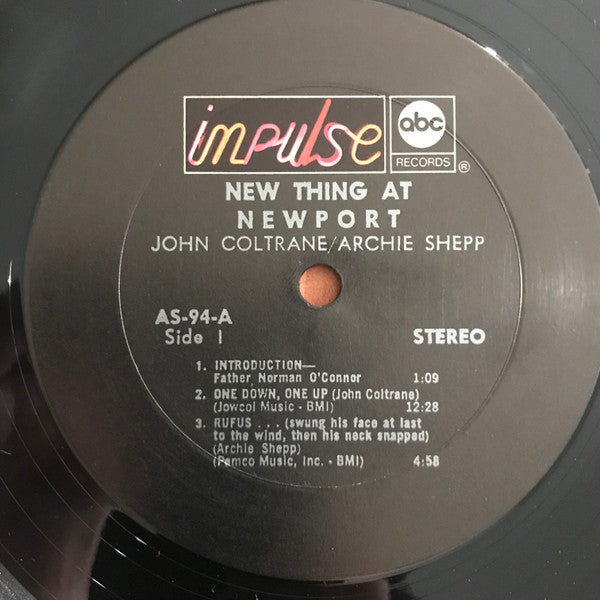 John Coltrane - New Thing At Newport