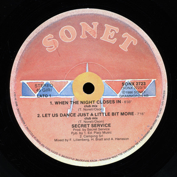 Secret Service – When The Night Closes In / Let Us Dance A Little Bit More