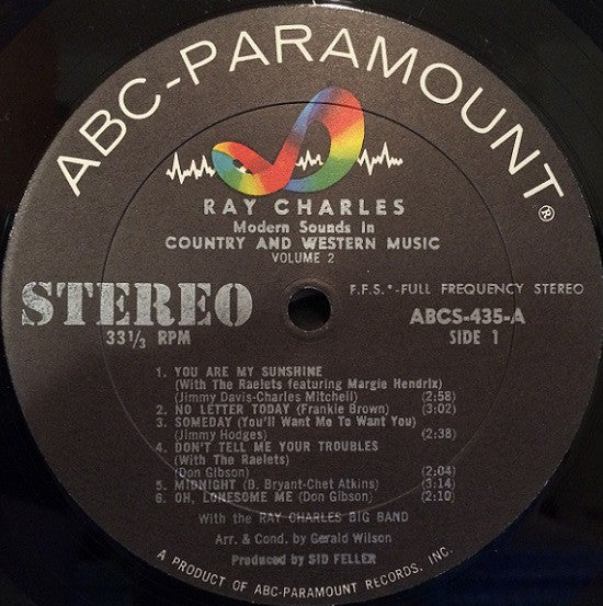 Ray Charles – Modern Sounds In Country And Western Music Volume Two