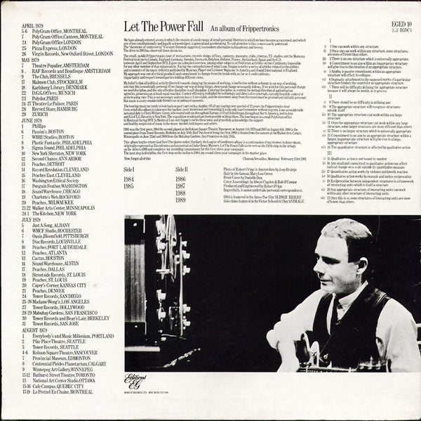 Robert Fripp - Let The Power Fall