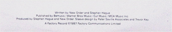 New Order - True Faith / 1963