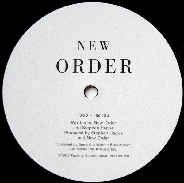 New Order - True Faith / 1963