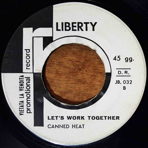 Fabrizio De André / Canned Heat – La Ballata Del Michè / Let'sWork Together - (7" -promo)